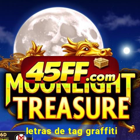 letras de tag graffiti